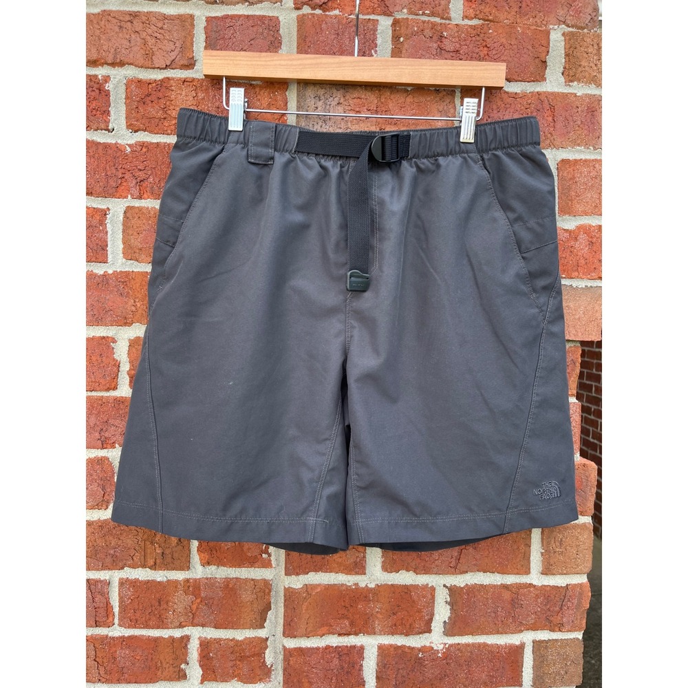 The North Face Mens Hiking Shorts Gray Integrated Belt Size L ARPG TN8VTB8V